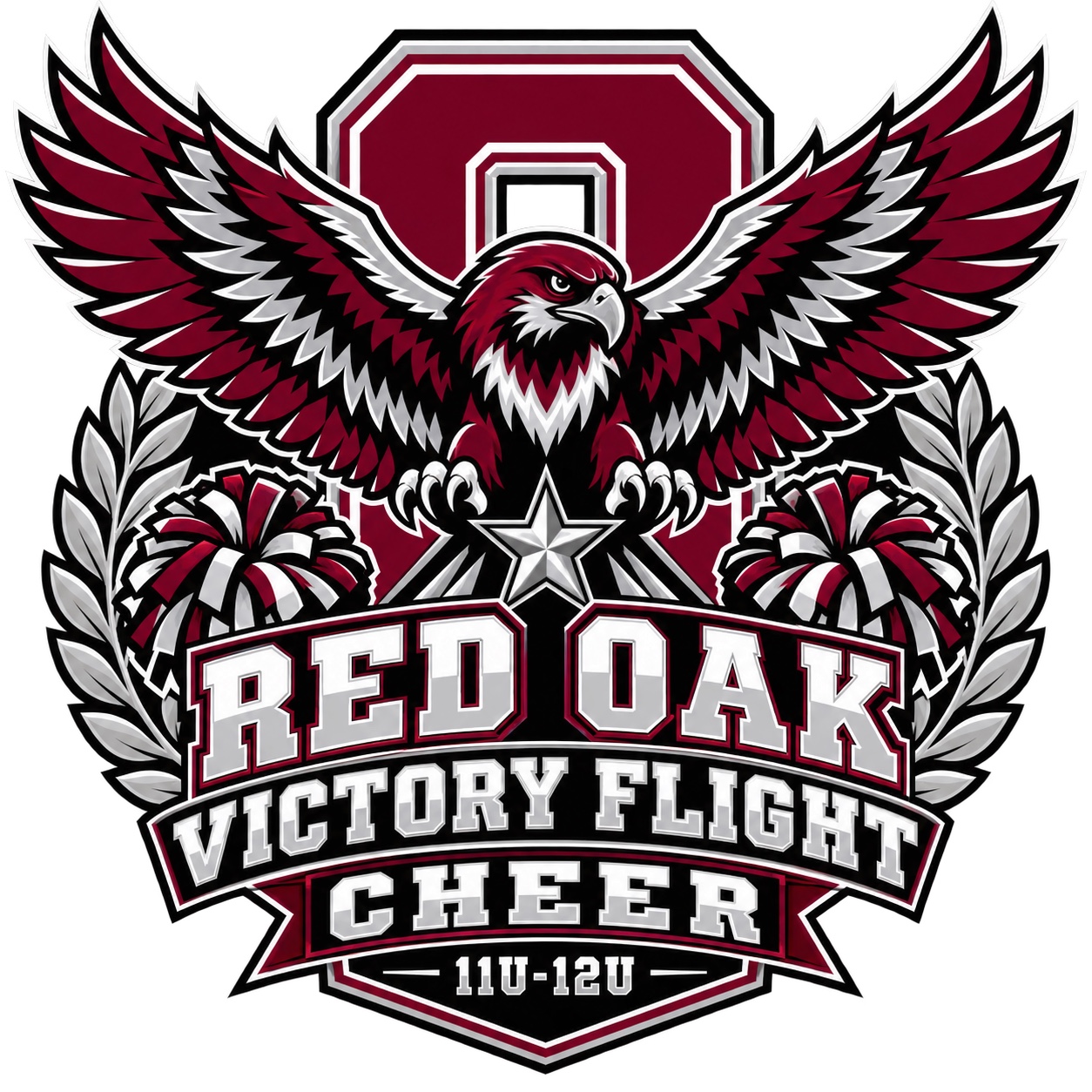 Victory Flight Red Oak cheer mark